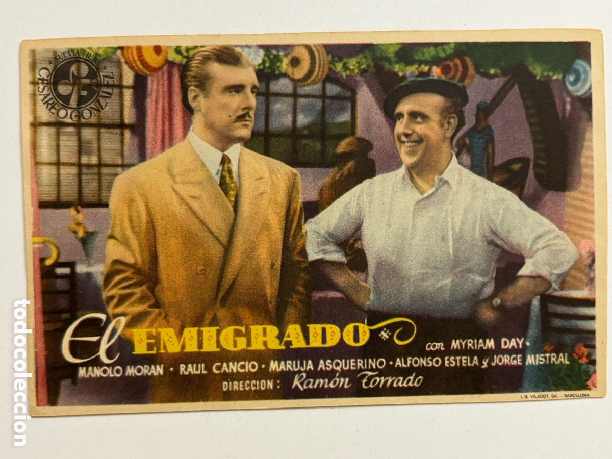 Cine: Programa el emigrado Myriam Day A20 - Foto 1