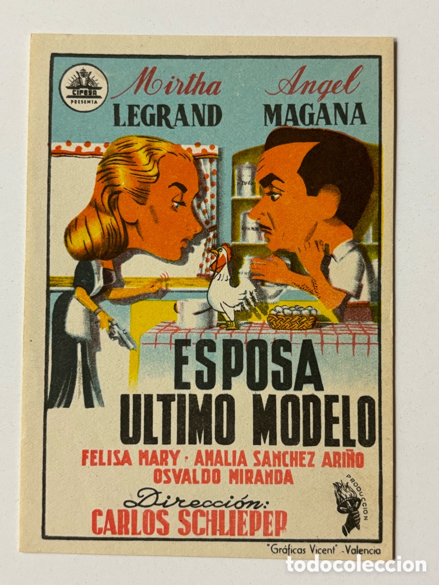 Cine: Programa cifesa esposa &uacute;ltimo modelo Mirtha Legrand A20 - Foto 1