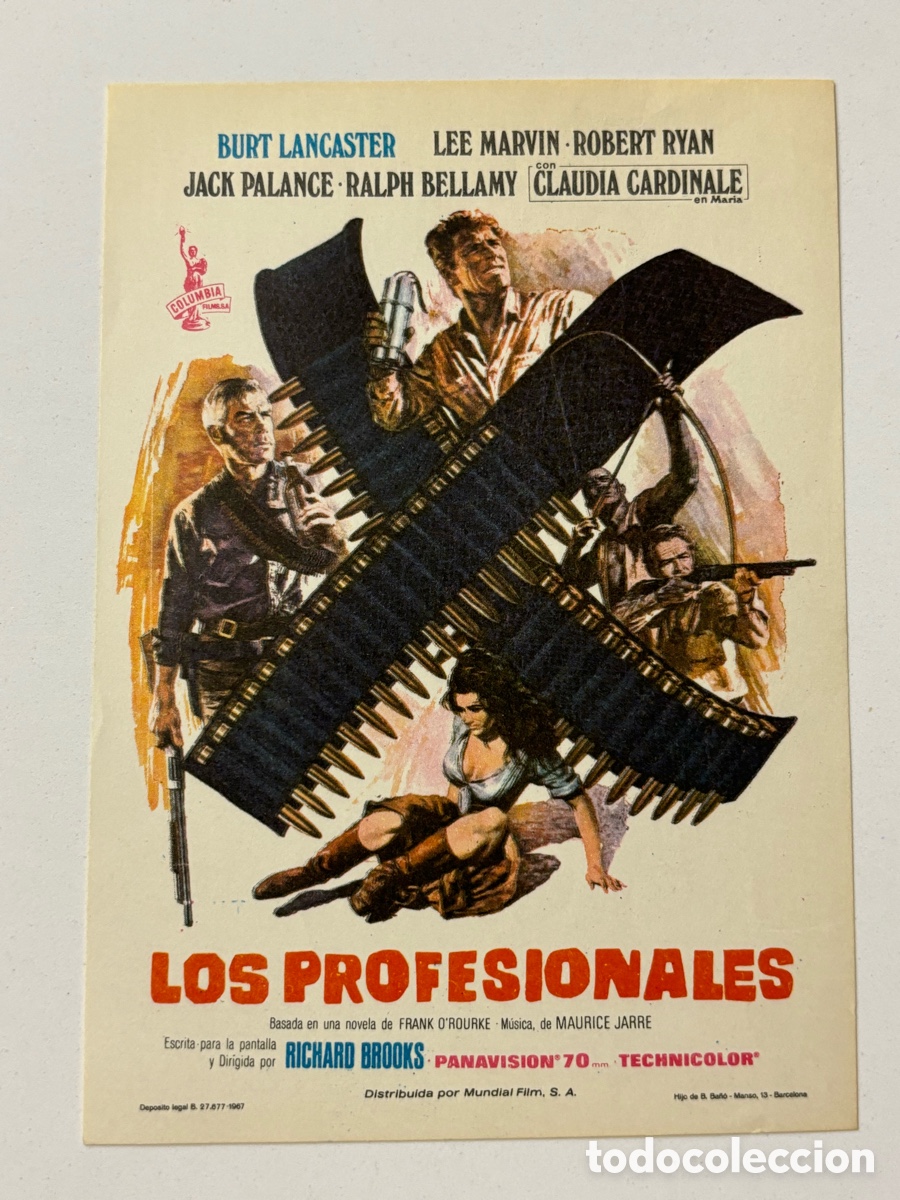 Cine: Programa los profesionales Burt lancaster A21 - Foto 1