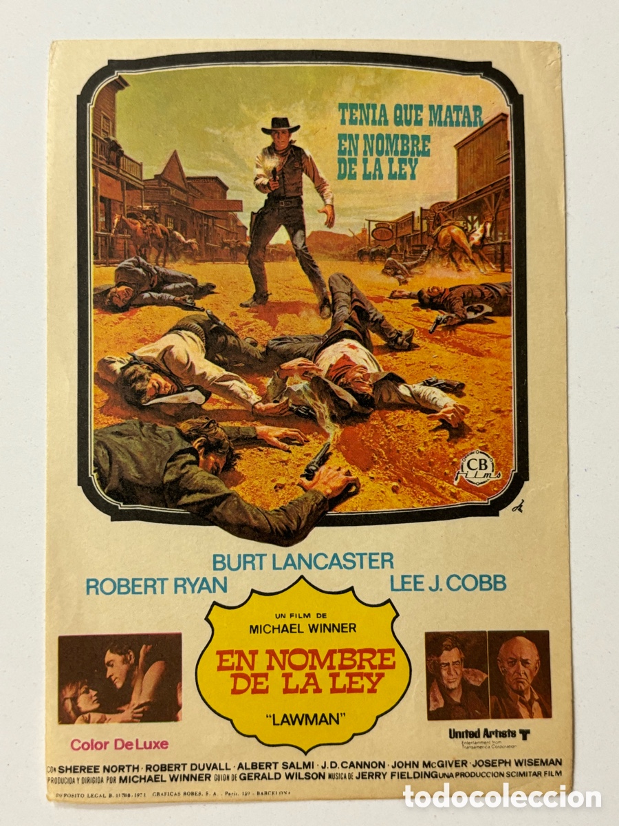 Cine: Programa en nombre de la ley Burt lancaster A21 - Foto 1