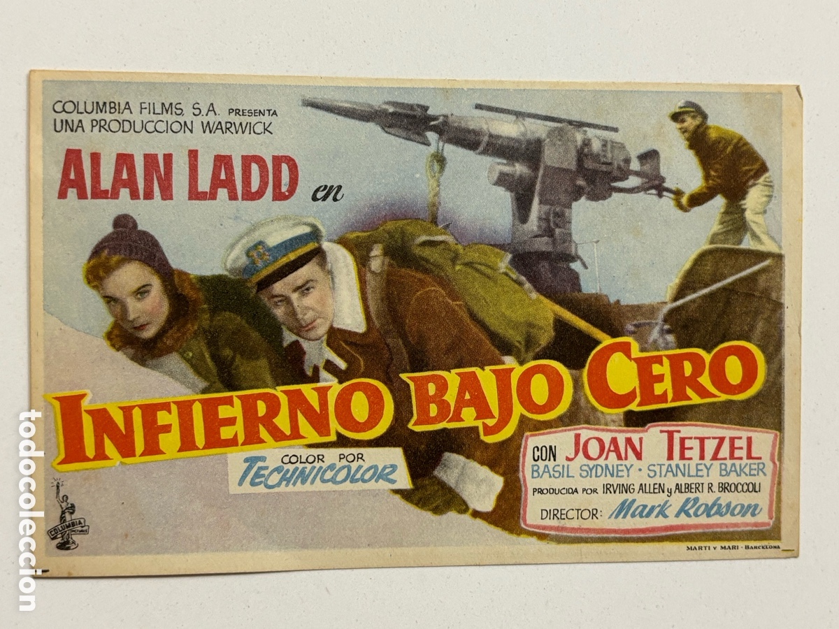 Cine: Programa infierno bajo cero alan Ladd A21 - Foto 1