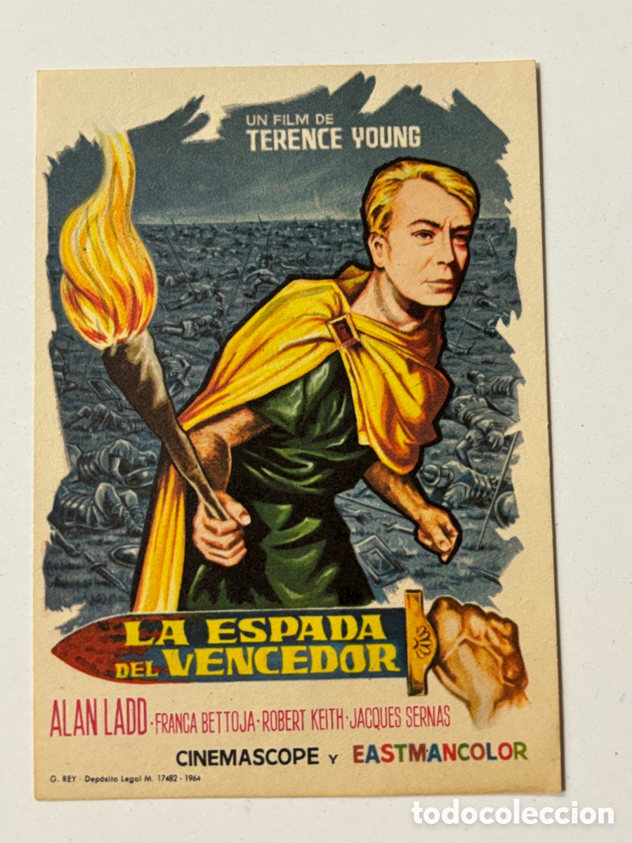 Cine: Programa la espada del vencedor alan Ladd A21 - Foto 1