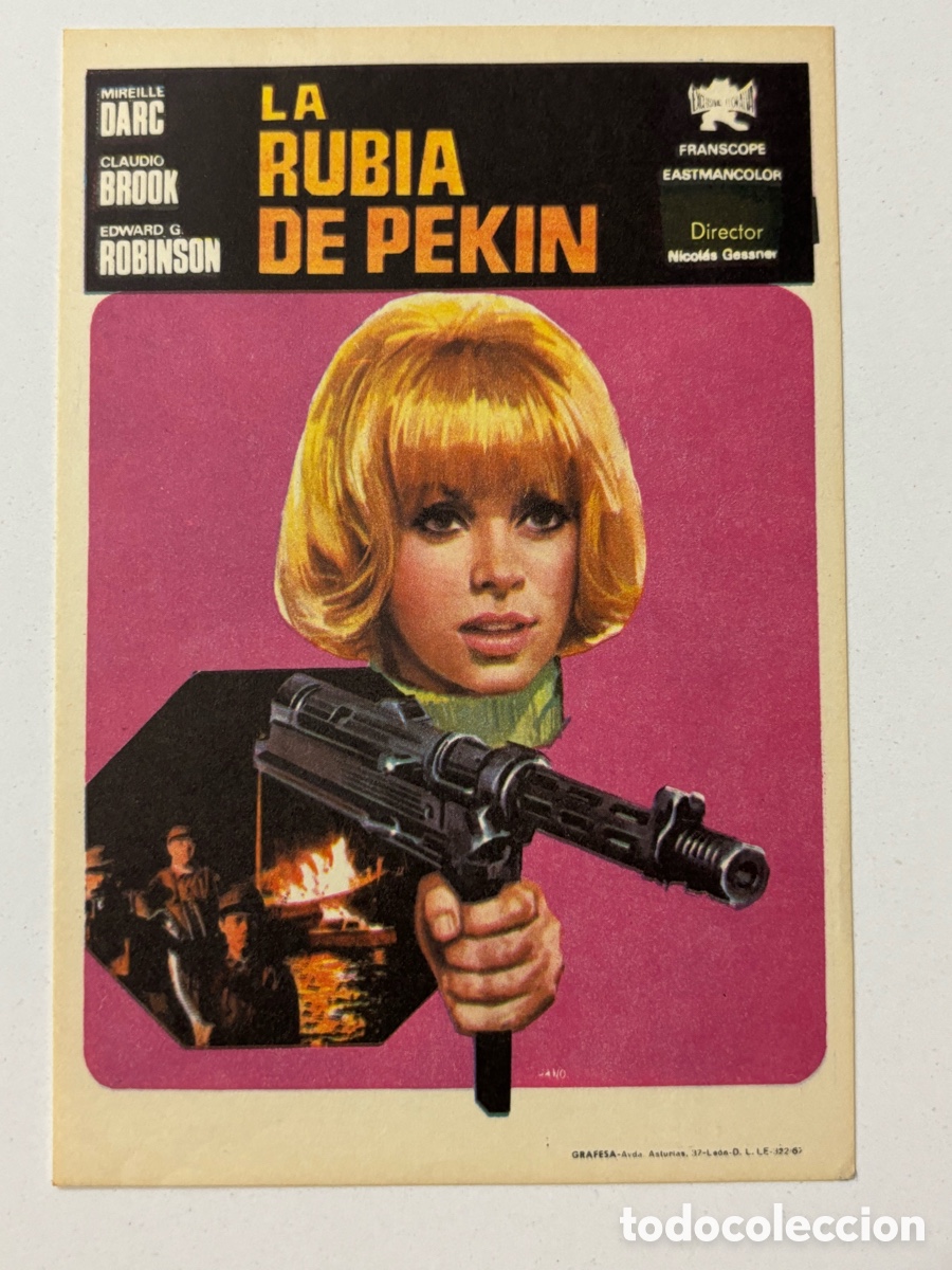 Cine: Programa la rubia de Pek&iacute;n Mireille Darc A21 - Foto 1