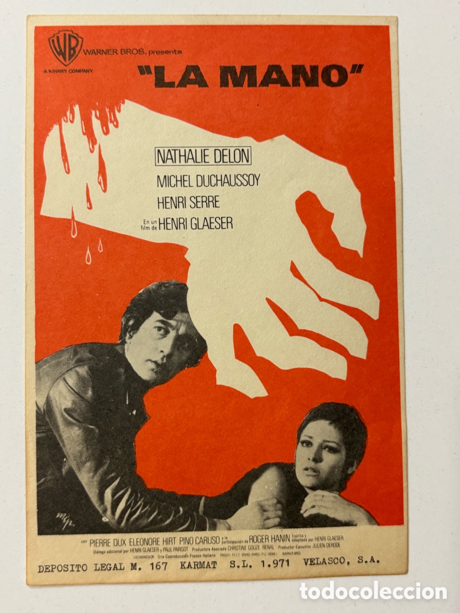 Cine: Programa la mano Nathalie Delon A21 - Foto 1