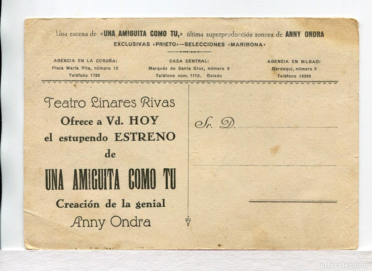 Cine: UNA AMIGUITA COMO T&Uacute;, con Anny Ondra. - Foto 2