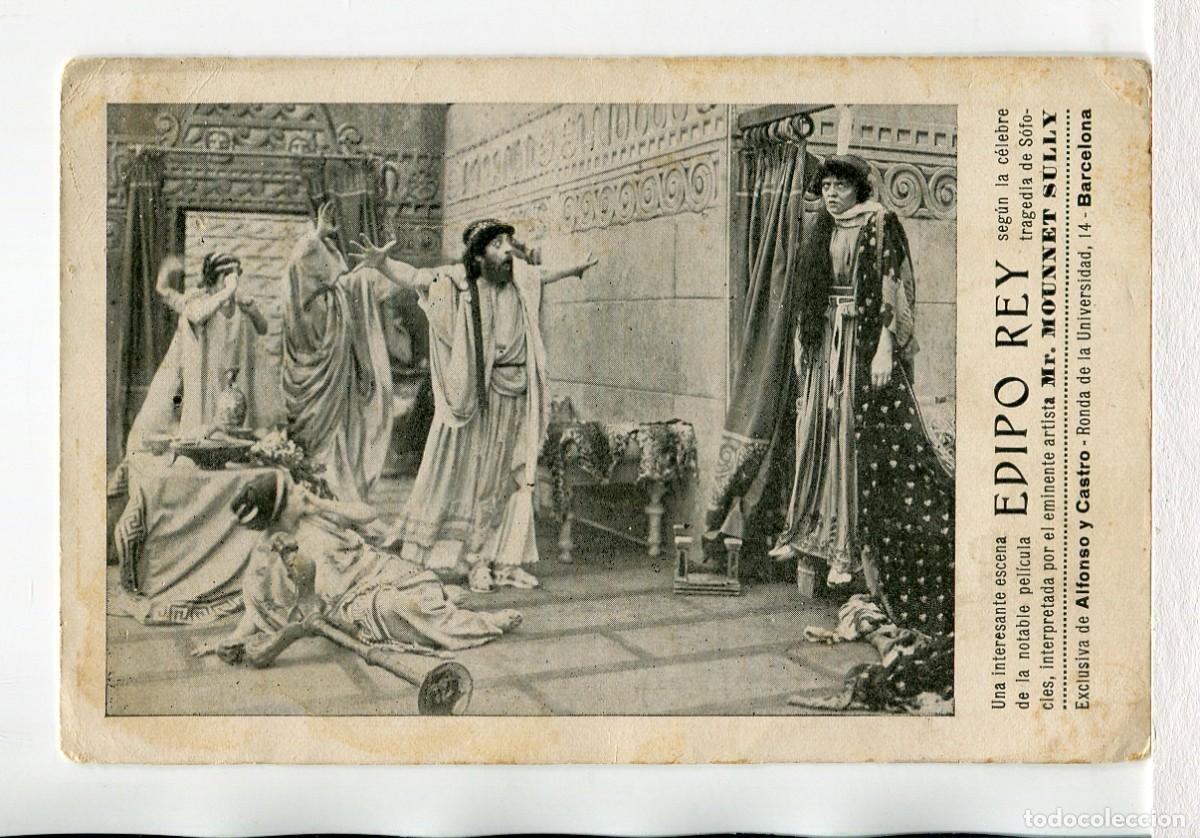 Cine: EDIPO REY, con Mounnet Sully. POSTAL. - Foto 1