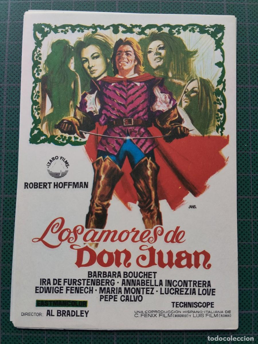 Cine: PROGRAMA DE MANO: LOS AMORES DE DON JUAN - BARBARA BOUCHET - Foto 1