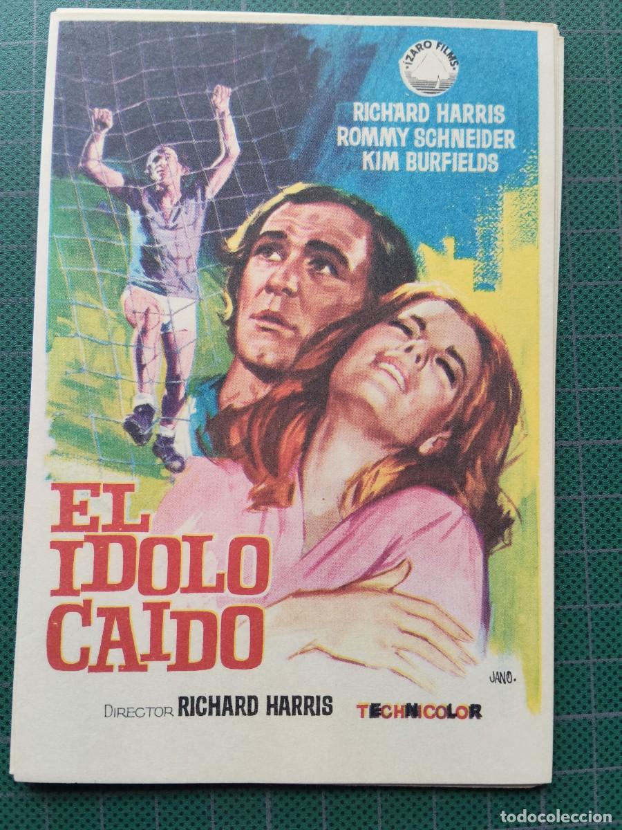 Cine: PROGRAMA DE MANO: EL IDOLO CAIDO - RICHARD HARRIS - ROMMY SCHNEIDER - Foto 1