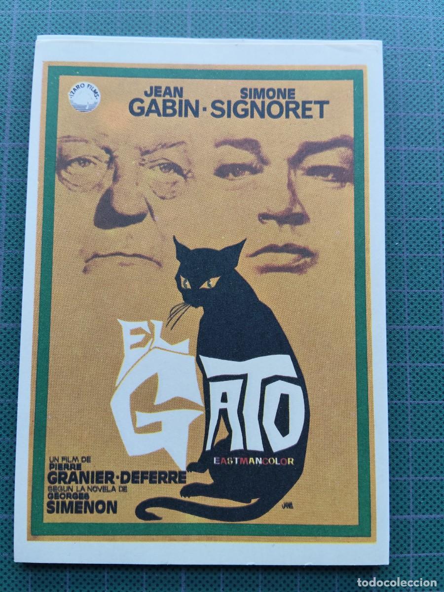 Cine: PROGRAMA DE MANO: EL GATO: JEAN GABIN - SIMONE SIGNORET - Foto 1