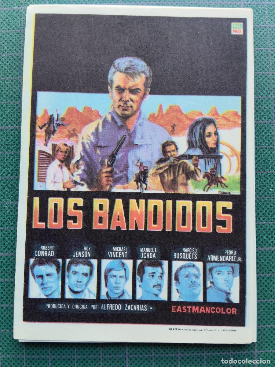 Cine: PROGRAMA DE MANO: LOS BANDIDOS: ROBERT CONRAD - Foto 1