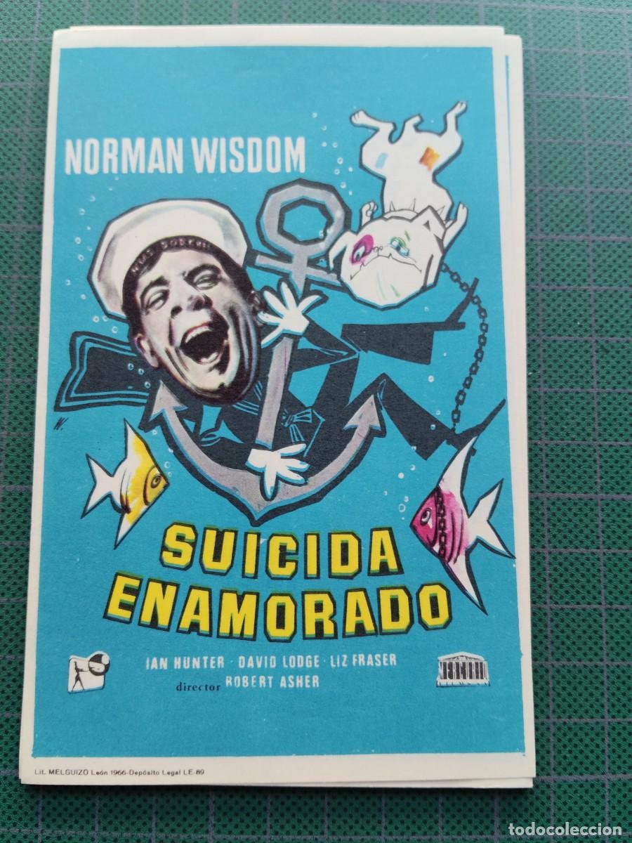 Cine: PROGRAMA DE MANO: SUICIDA ENAMORADO: NORMAN WISDOM - Foto 1
