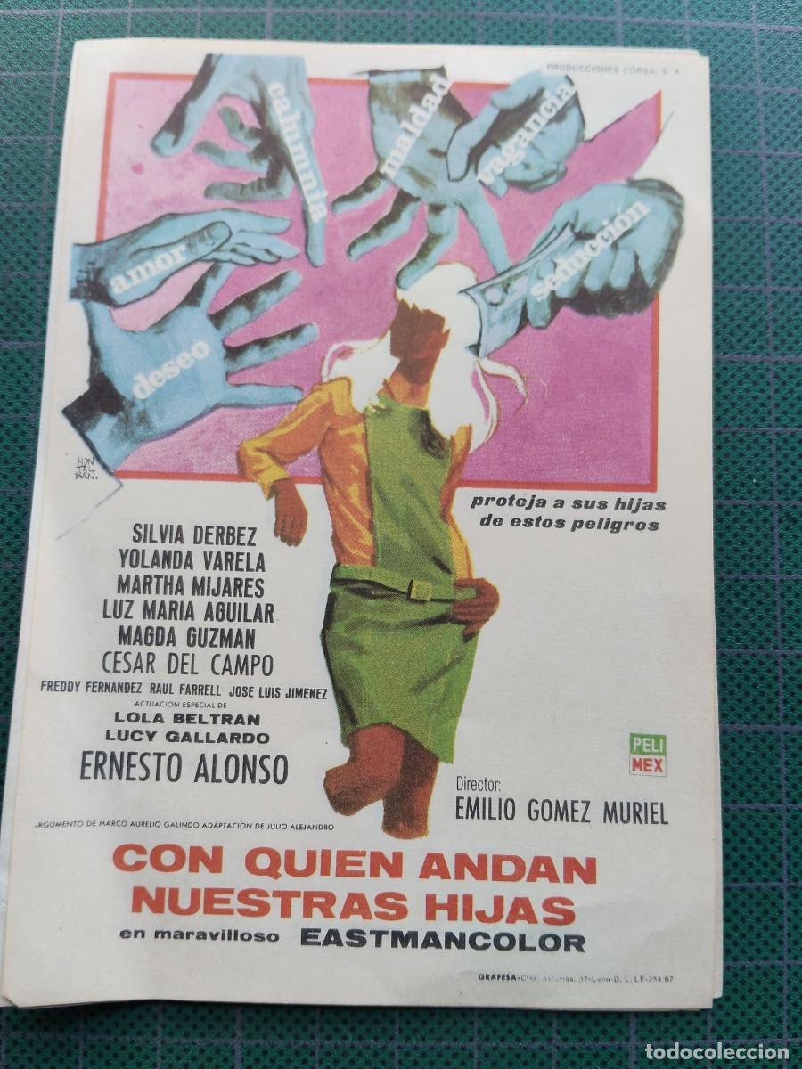 Cine: PROGRAMA DE MANO: CON QUIEN ANDAN NUESTRAS HIJAS - Foto 1