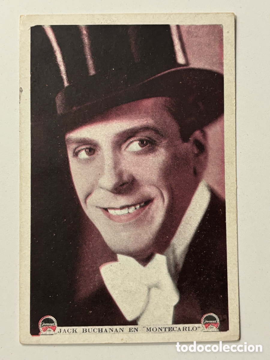 Cine: Programa tarjeta Paramount Montecarlo Jack Buchanan A21 - Foto 1