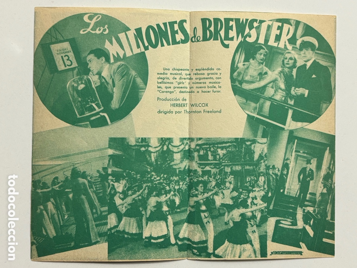 Cine: Programa los millones de Brewster Jack Buchanan A21 - Foto 2