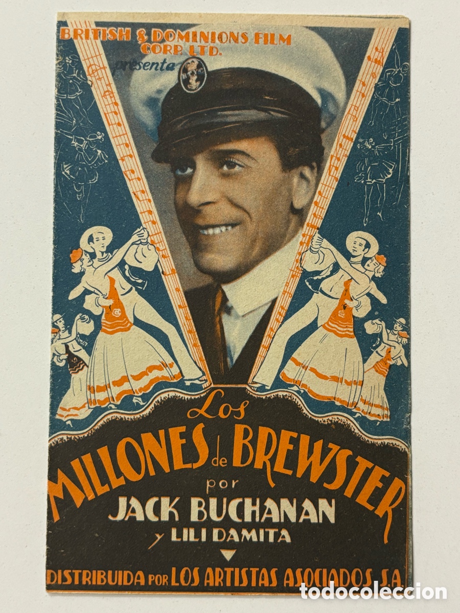 Cine: Programa los millones de Brewster Jack Buchanan A21 - Foto 1