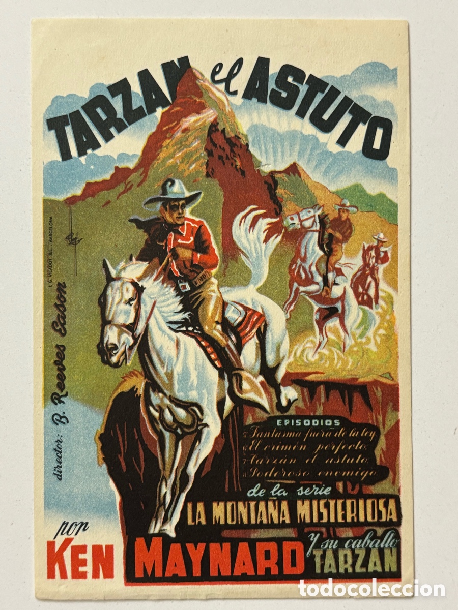 Cine: Programa tarzan el astuto Ken Maynard A21 - Foto 1