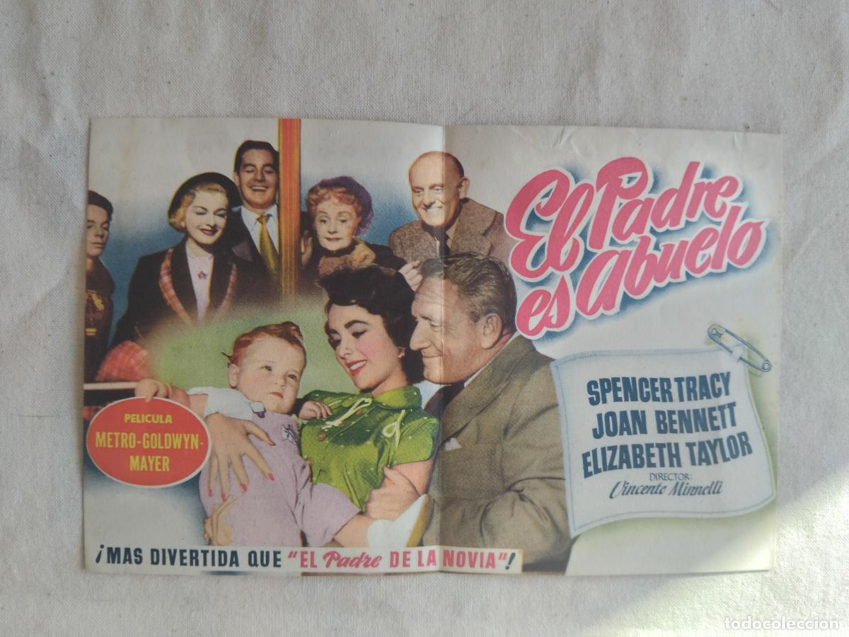 Cine: PROGRAMA DE CINE DOBLE. EL PADRE ES ABUELO. SPENCER TRACY. MGM. - Foto 2