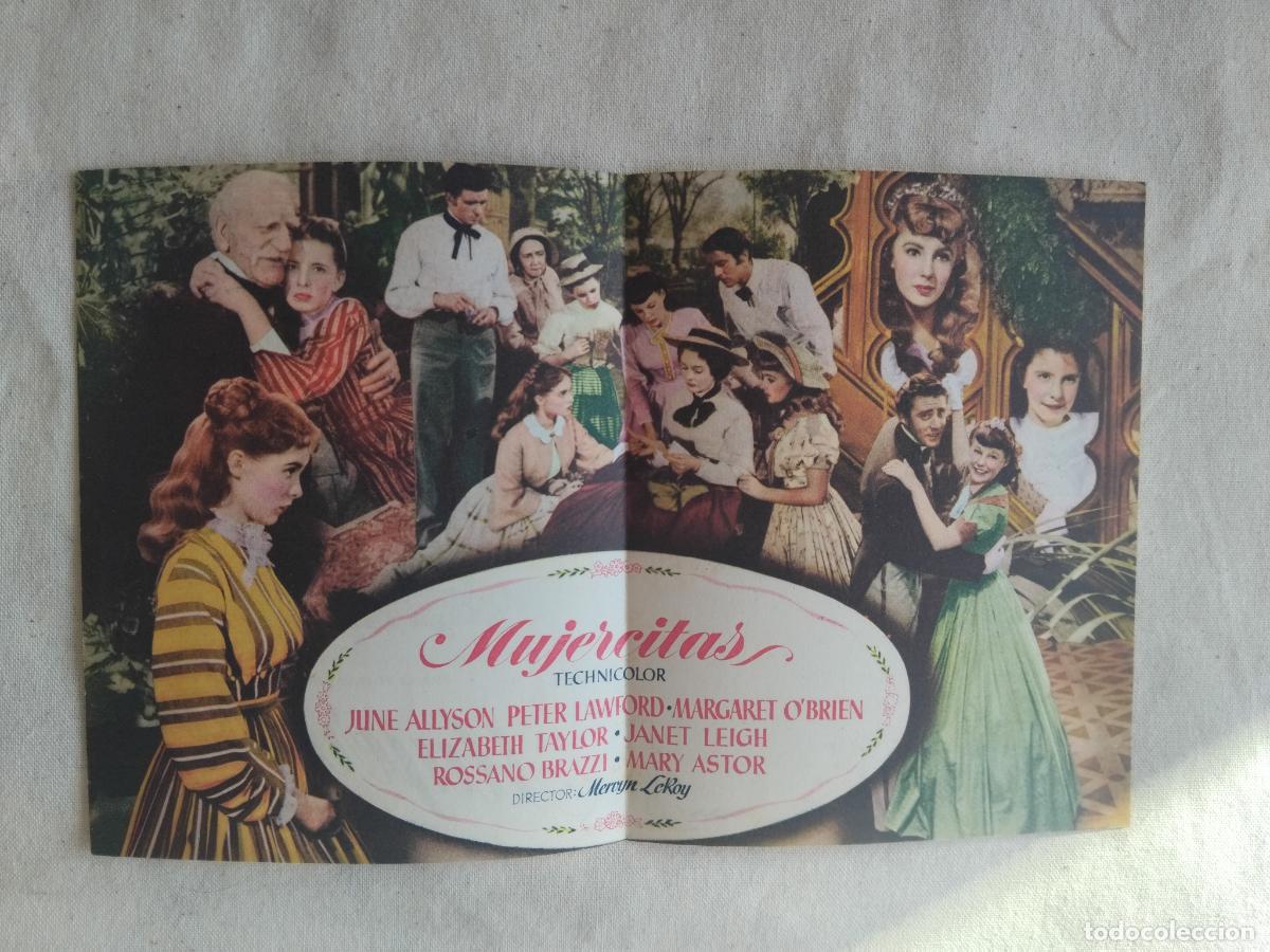 Cine: PROGRAMA DE CINE DOBLE MUJERCITAS. MGM. - Foto 2