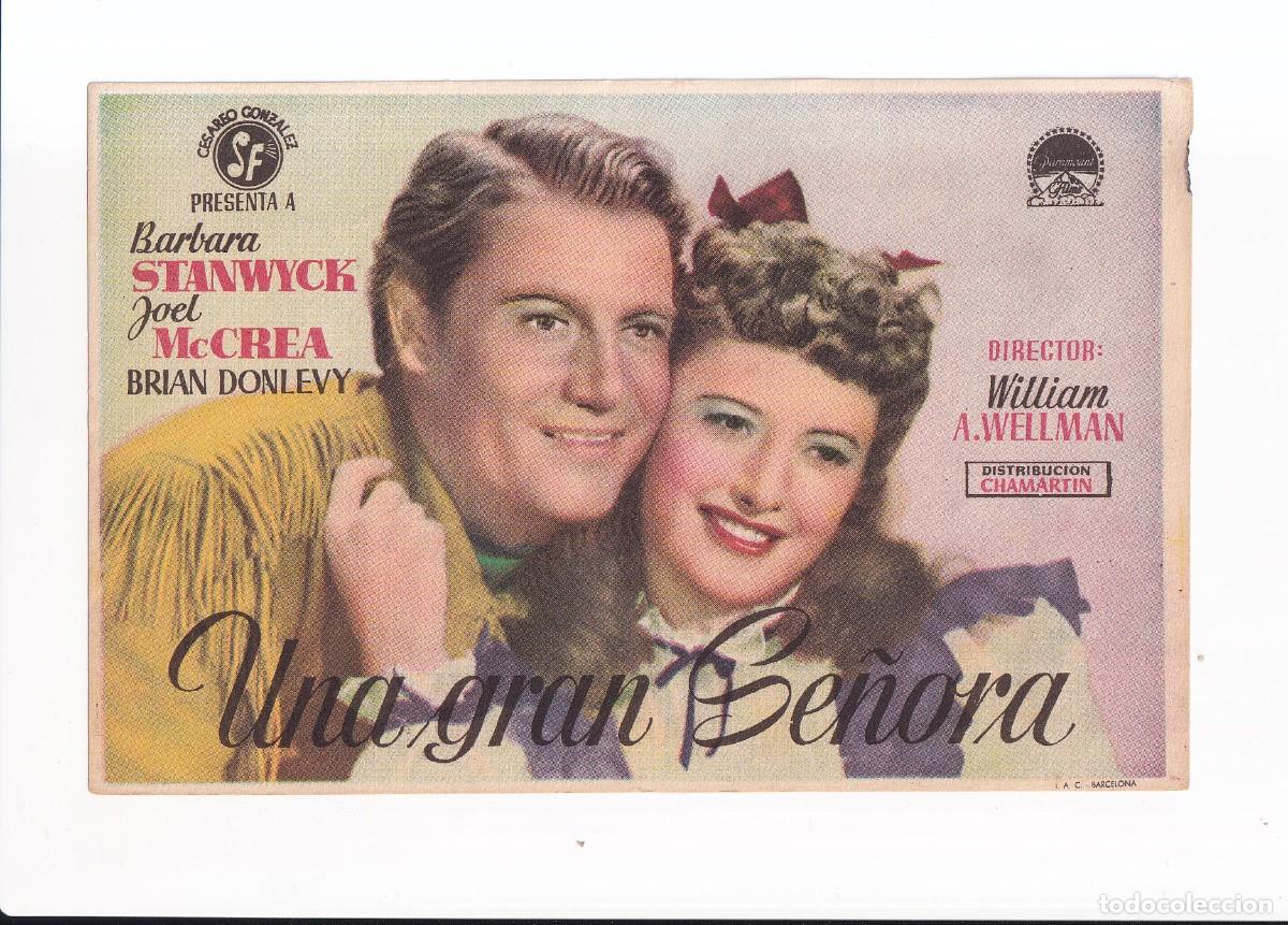 Cine: UNA GRAN SE&Ntilde;ORA : BARBARA STANWYCK - Foto 1