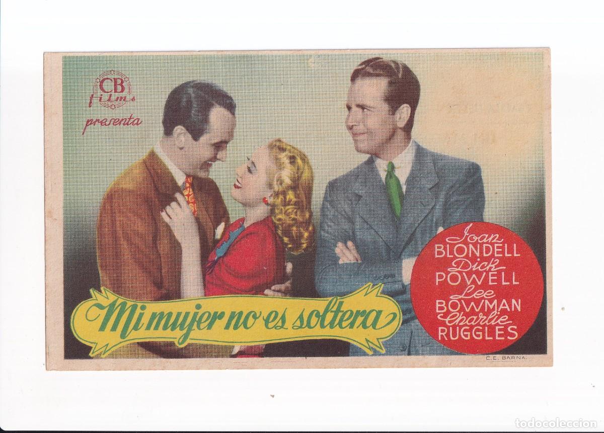 Cine: MI MUJER NO ES SOLTERA : JOAN BLONDELL - Foto 1