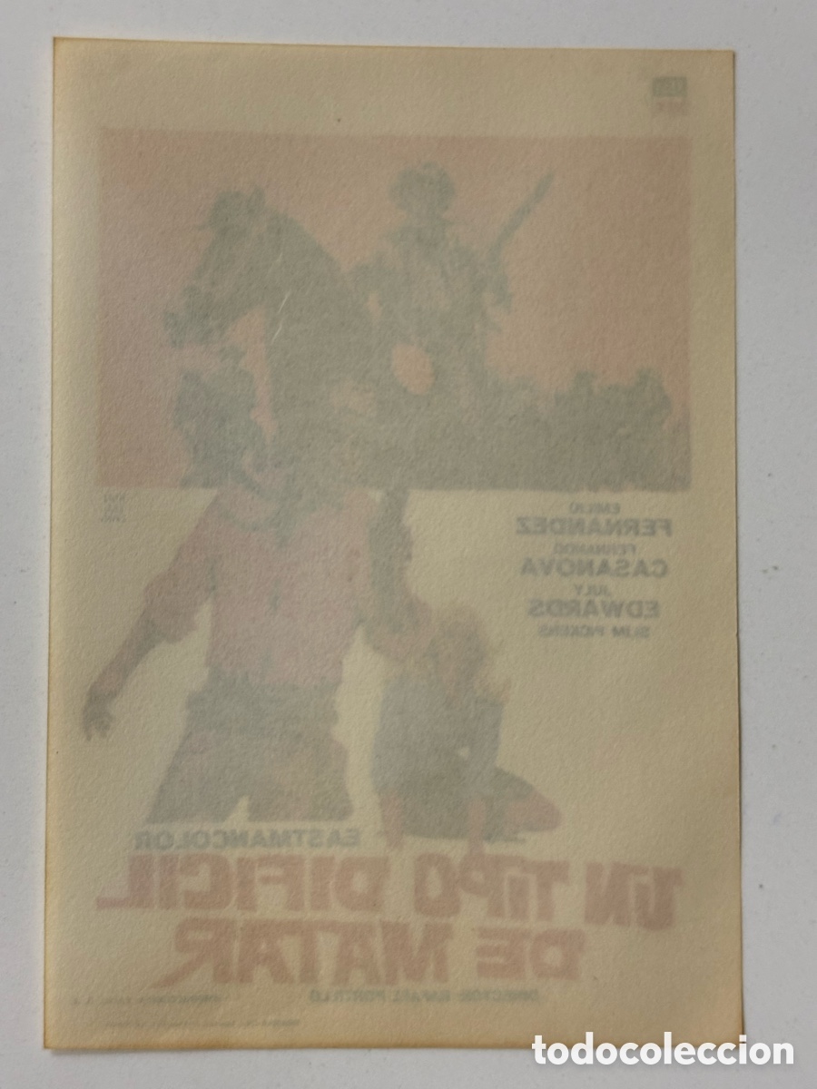 Cine: Programa un tipo dif&iacute;cil de matar Fernando Casanova A21 - Foto 2