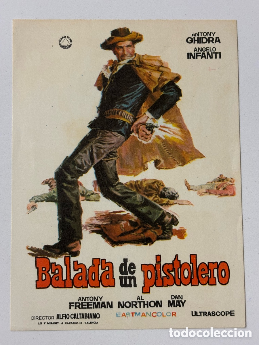 Cine: Programa balada de un pistolero Anthony Ghidra A21 - Foto 1
