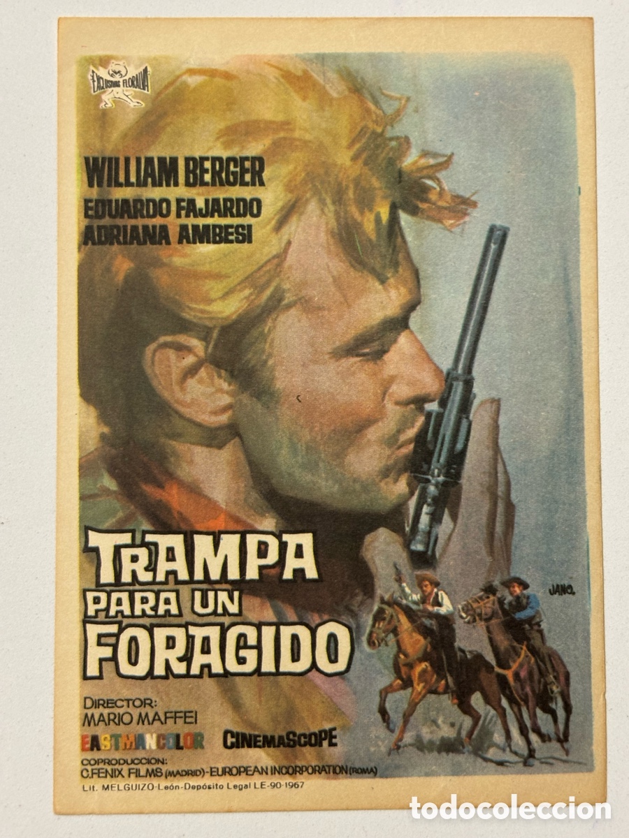 Cine: Programa trampa para un forajido William Berger A21 - Foto 1