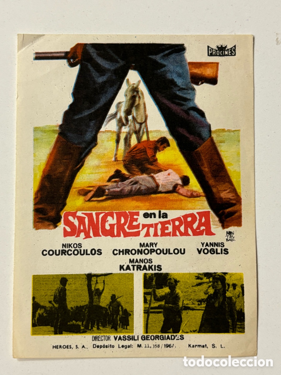 Cine: Programa sangre en la tierra Nikos courcoulos A21 - Foto 1