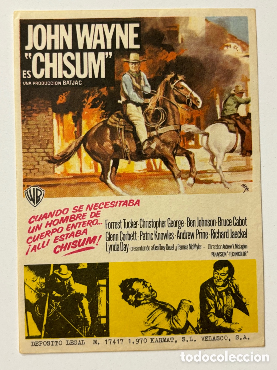 Cine: Programa chisum john wayne A21 - Foto 1