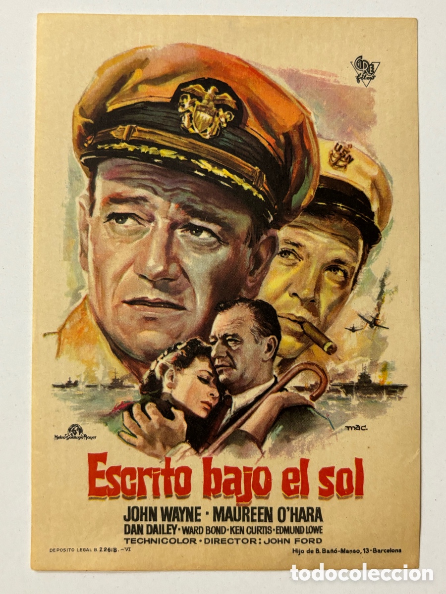 Cine: Programa escrito bajo el sol john wayne A21 - Foto 1