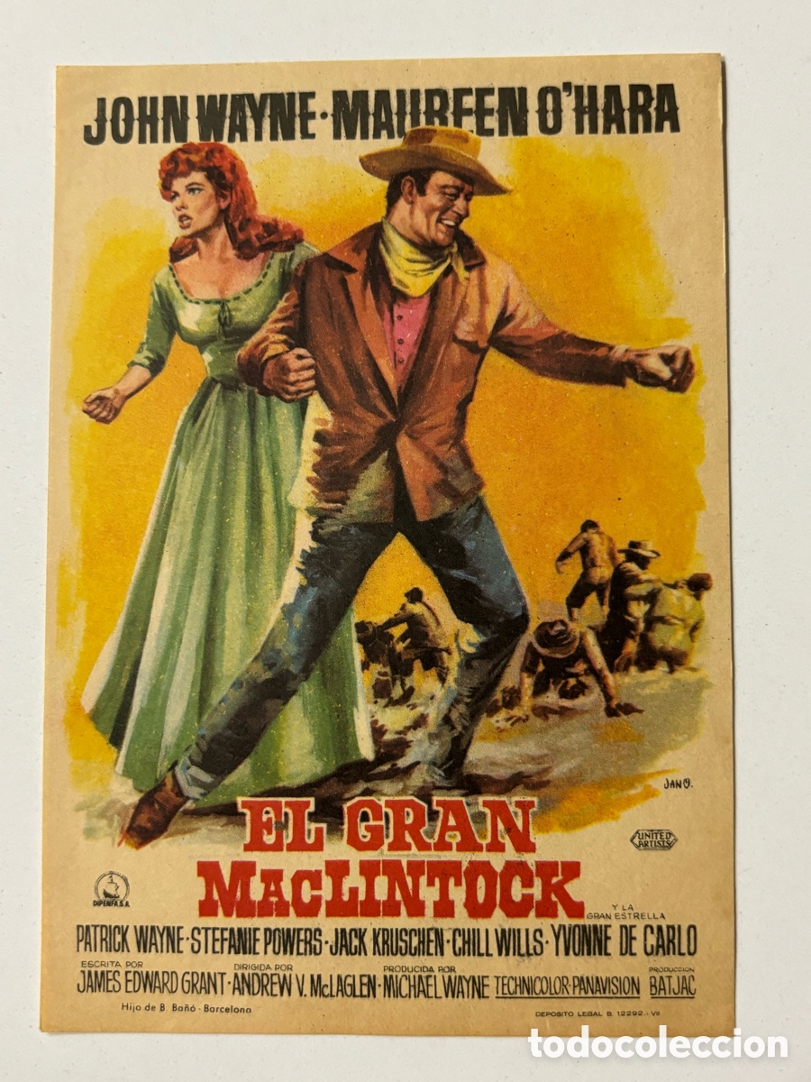 Cine: Programa el gran MacLintock john wayne A21 - Foto 1