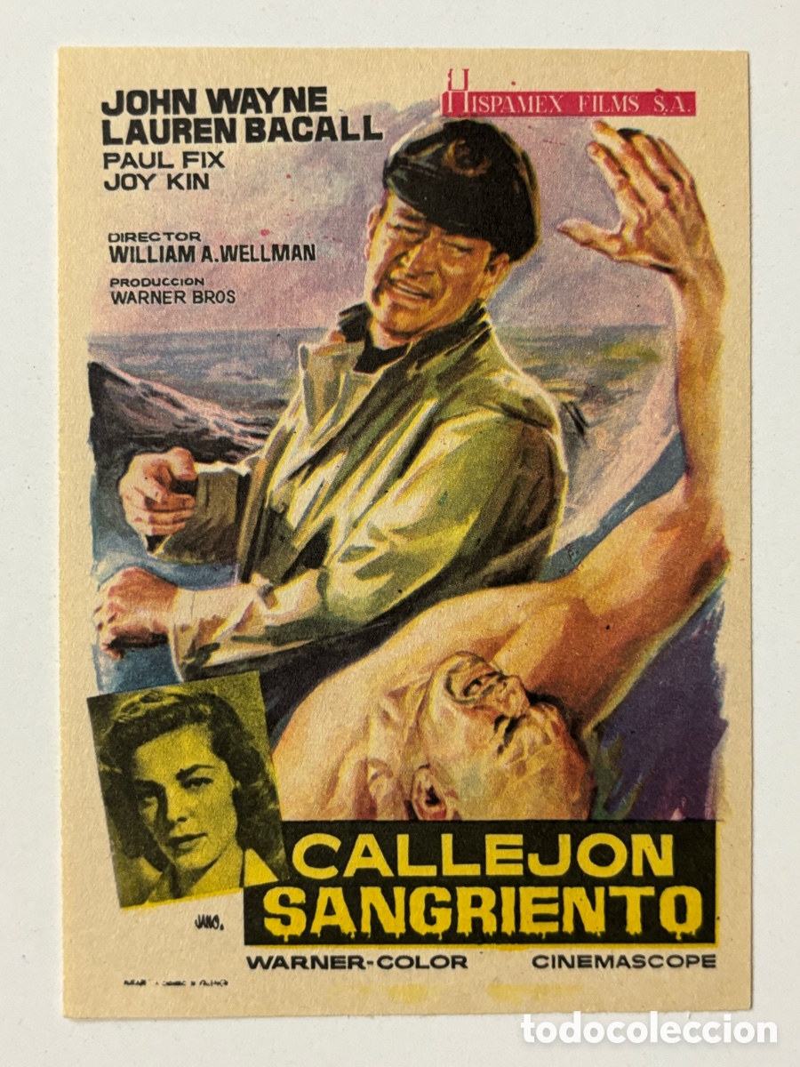 Cine: Programa callej&oacute;n sangriento john wayne A21 - Foto 1