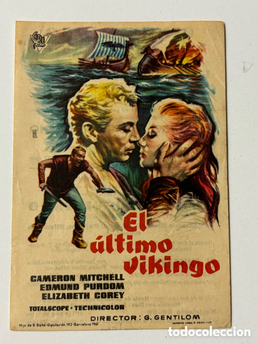 Cine: Programa el &uacute;ltimo vikingo Camer&oacute;n mitchell con publicidad cine arinco A21 - Foto 1