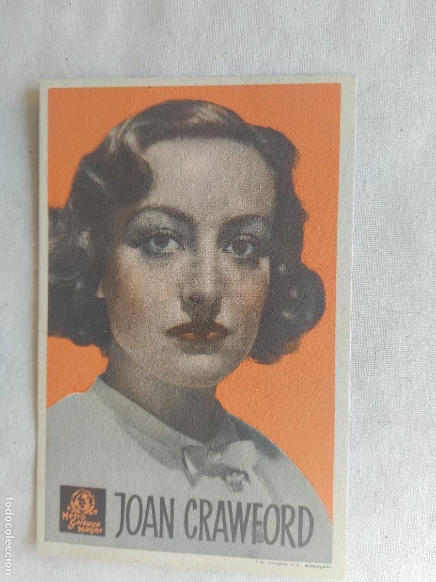 Cine: PROGRAMA DE CINE CARTULINA JOAN CRAWFORD. - Foto 1