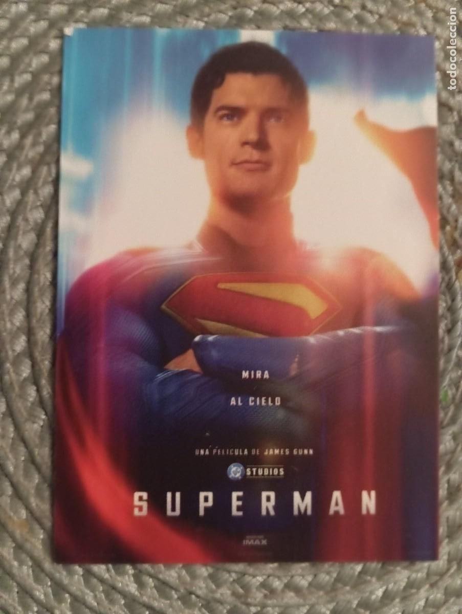 Cine: PROGRAMA DE ** SUPERMAN . MIRA AL CIELO ** .9 X 7 CMS - Foto 1