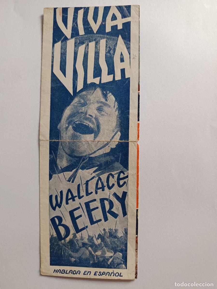 Cine: PROGRAMA DE CINE VIVA VILLA WALLACE BEERY - Foto 1
