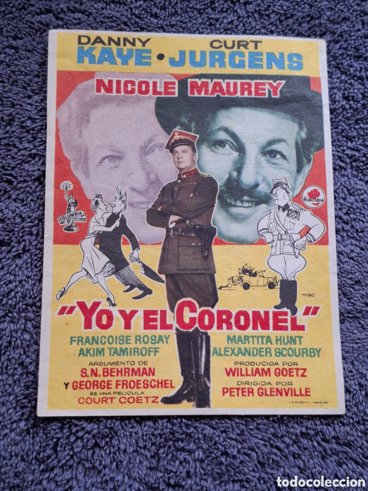Cine: P3. Yo Y El Coronel, Impreso Detr&aacute;s, Monterrosa. - Foto 1