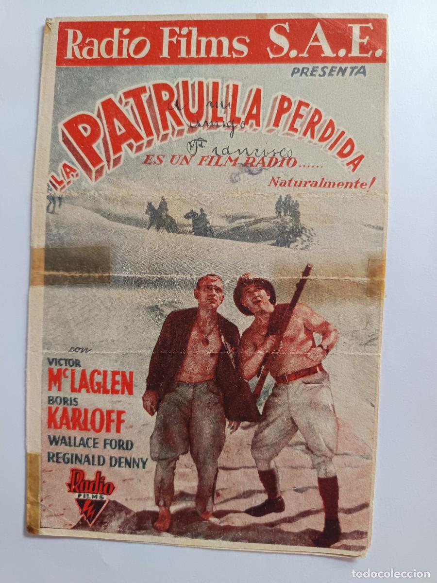 Cine: PROGRAMA DE CINE LA PATRULLA PERDIDA VICTOR MCLAGLEN - Foto 1