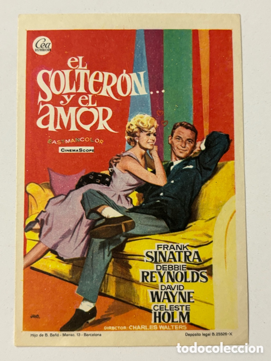 Cine: Programa el solteron y el amor frank sinatra A21 - Foto 1