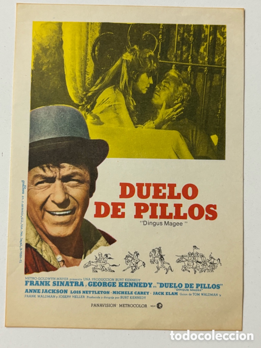 Cine: Programa duelo de pillos frank sinatra A21 - Foto 1