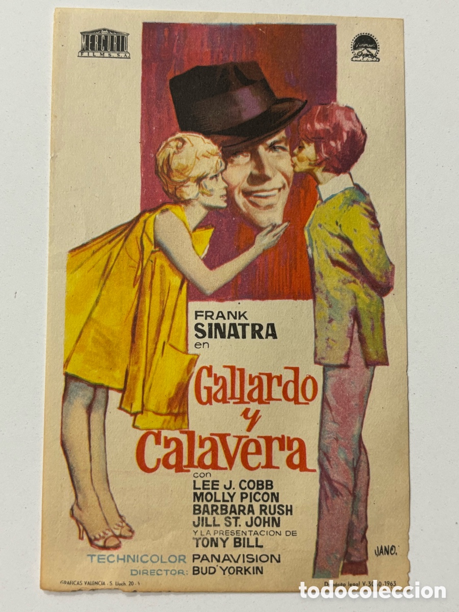 Cine: Programa Gallardo y calavera frank sinatra A21 - Foto 1