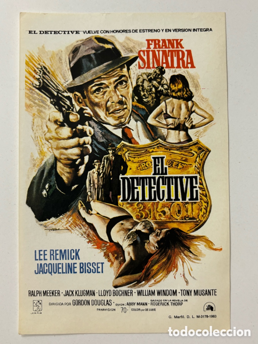 Cine: Programa el detective frank sinatra A21 - Foto 1