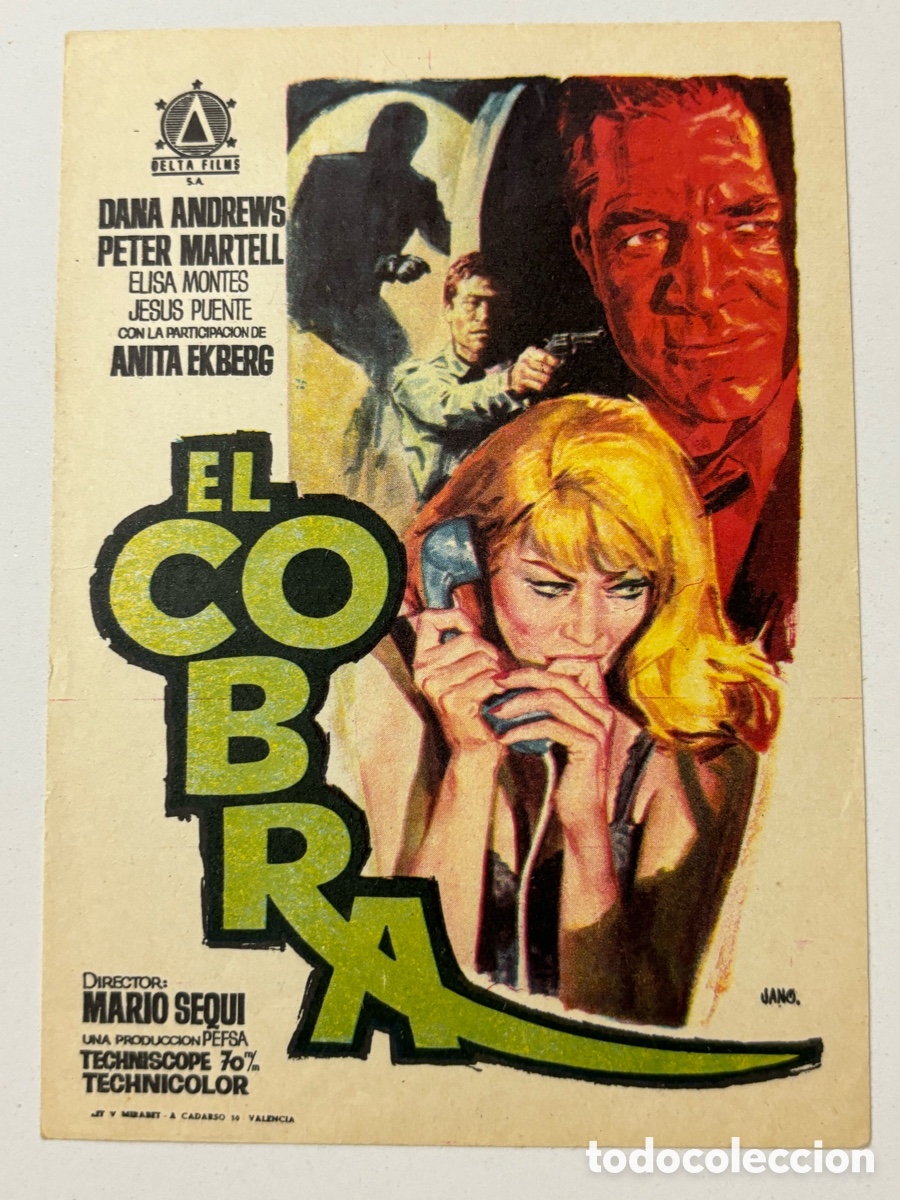 Cine: Programa el cobra Dana Andrews A21 - Foto 1