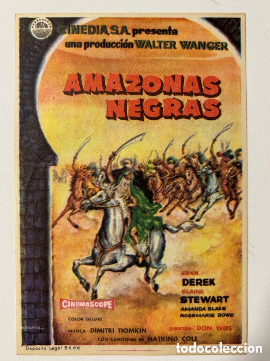 Cine: Programa Amazonas negras John Derek A21 - Foto 1