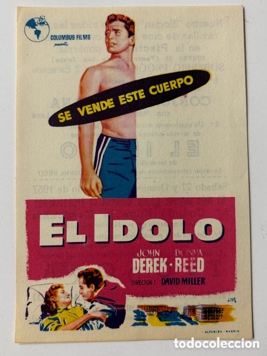 Cine: Programa el &iacute;dolo John Derek con publicidad cine piscina A21 - Foto 1