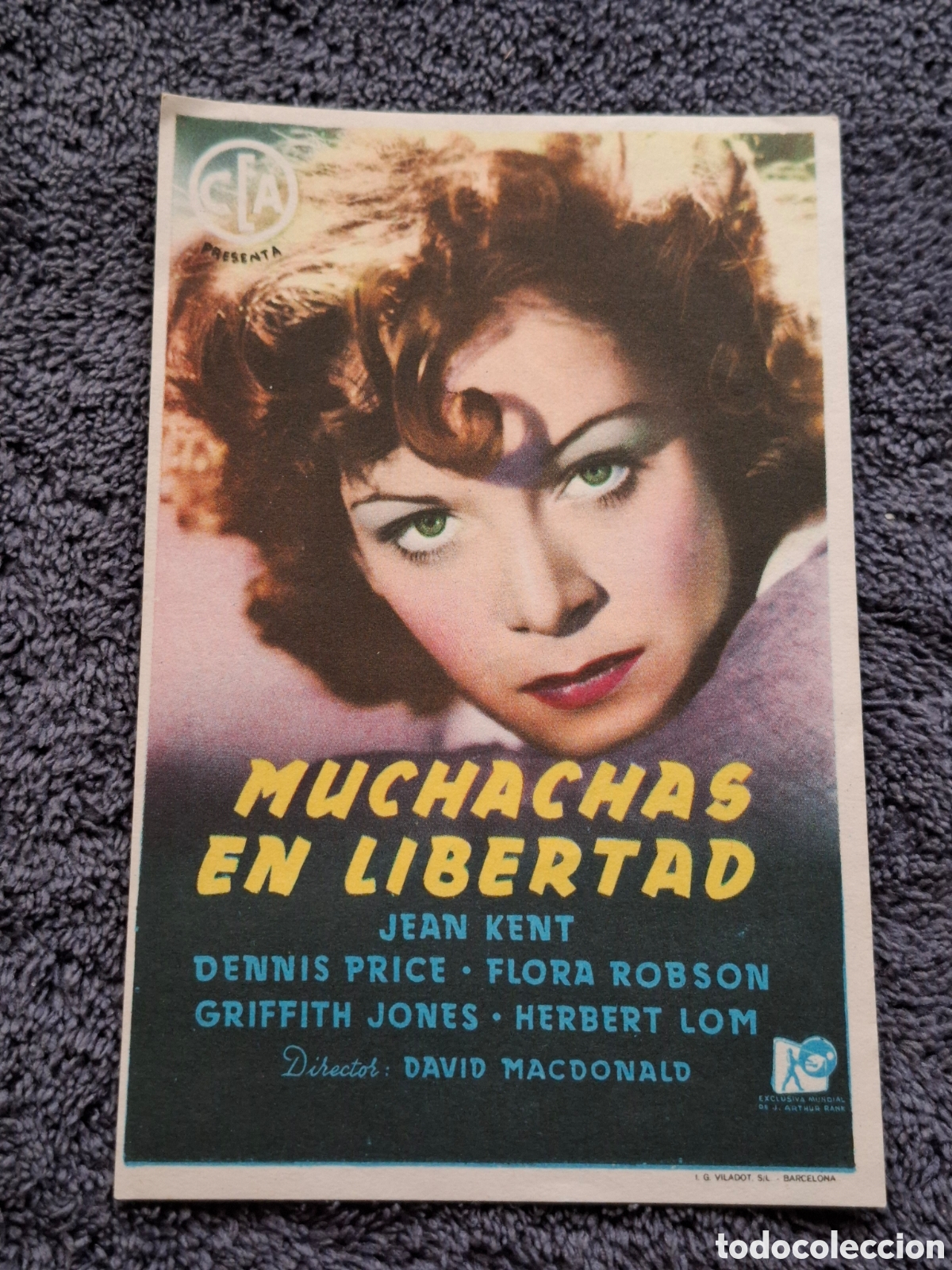 Cine: P3. Muchachas En Libertad, Trasera Sin Imprimir. - Foto 1