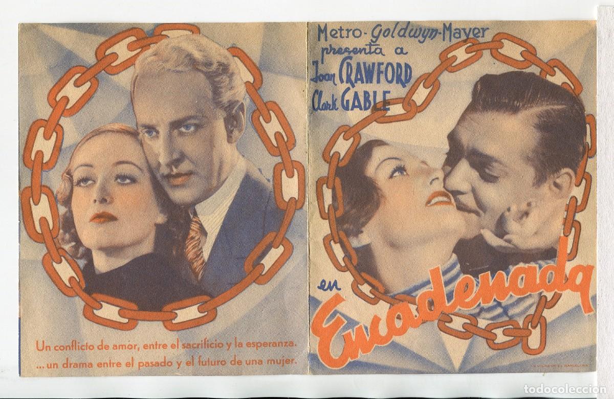 Cine: ENCADENADA, con Clark Gable. INTERIOR MARR&Oacute;N. - Foto 1
