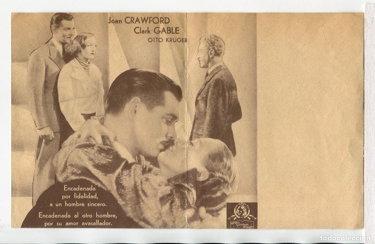 Cine: ENCADENADA, con Clark Gable. INTERIOR MARR&Oacute;N. - Foto 2