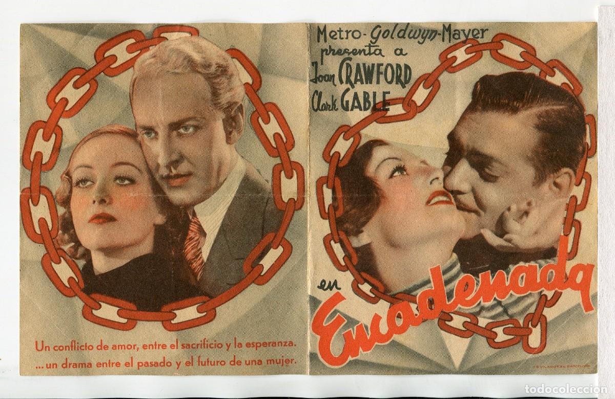 Cine: ENCADENADA, con Clark Gable. INTERIOR VERDE. - Foto 1
