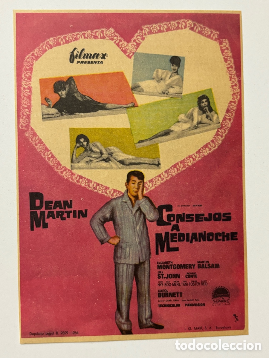 Cine: Programa consejos a medianoche Dean Martin A21 - Foto 1